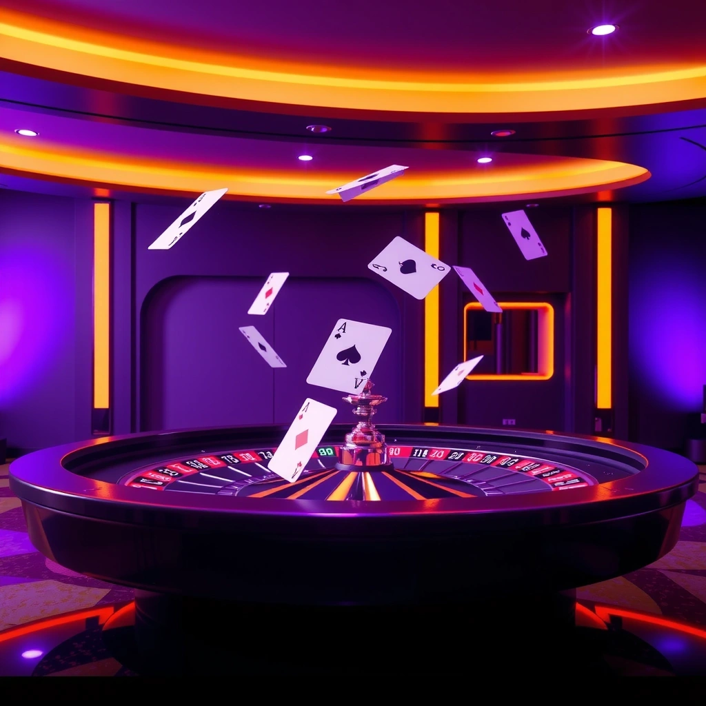 Casino atmosphere background