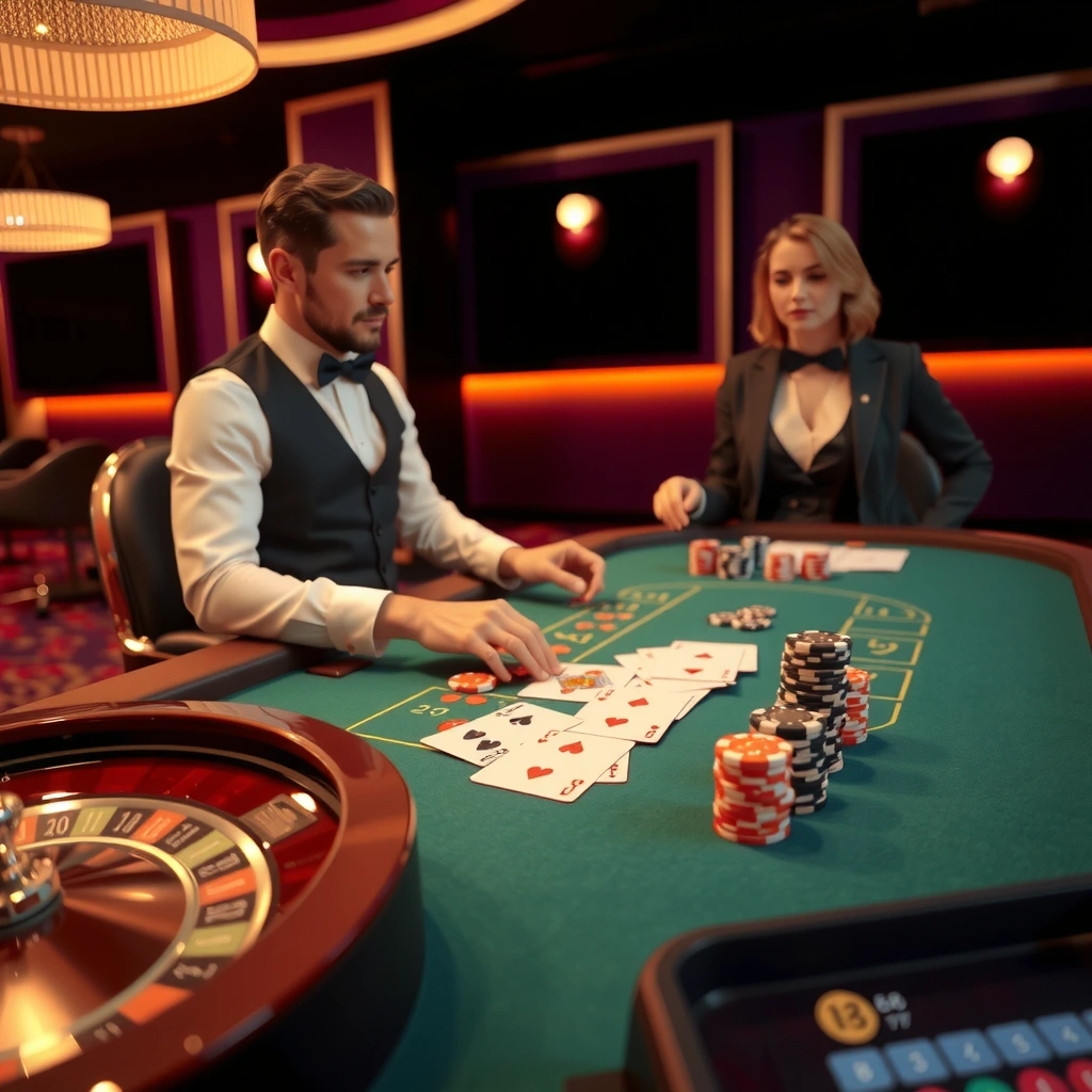 Mesas de blackjack profesional